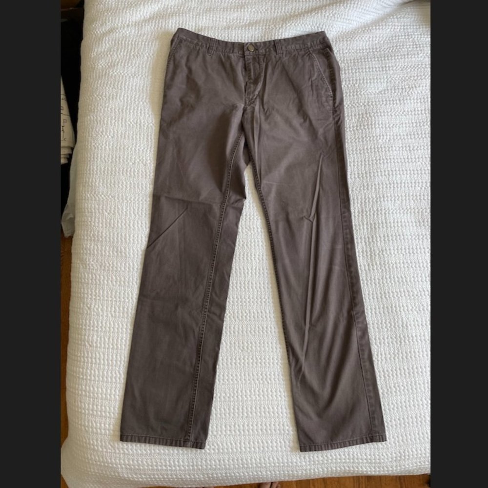 Bonobos Washed Chinos 34"x 34" in Cappu Chinos and Slim and Geo